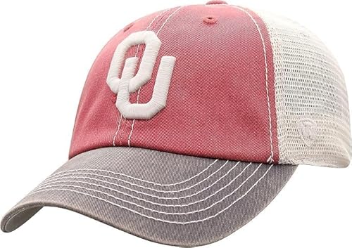 Collegiate Mesh Offroad Adjustable Hats (US, Alpha, One Size, Oklahoma)