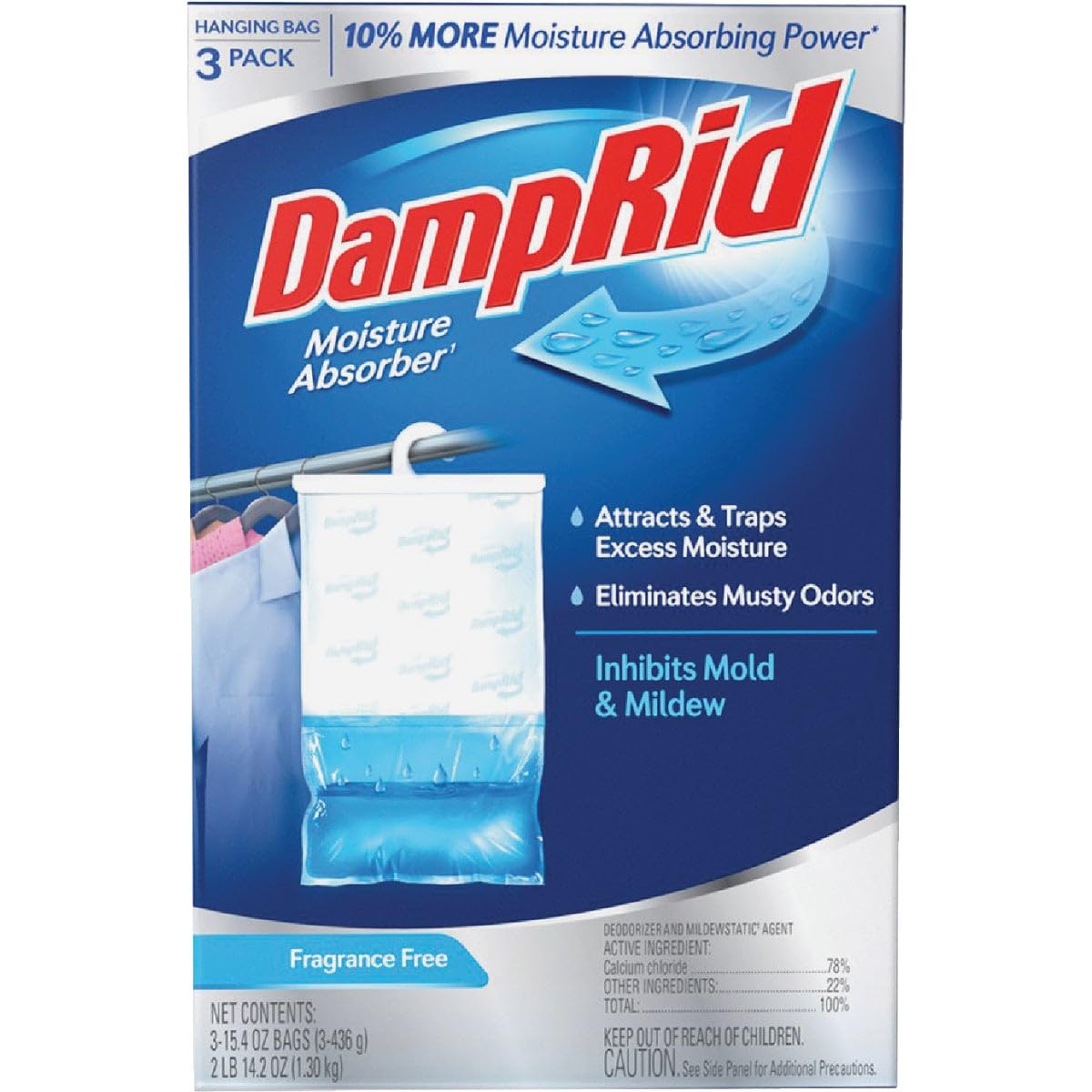 damprid hanging moisture absorber no scent 15.4 oz 3 pk