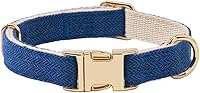 Vista 86 de Collar de Algodón Suave para Perro con Hebilla de Metal Ajustable de Servicio Pesado Cómodo Collares de Pana para Perros Pequeños, Medianos