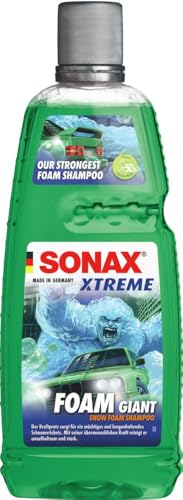 SONAX Xtreme Foam Giant (1 Liter) Snow Foam Shampoo für EIN mächtiges und langhaftendes Schaumerlebnis | Art-No. 02903000