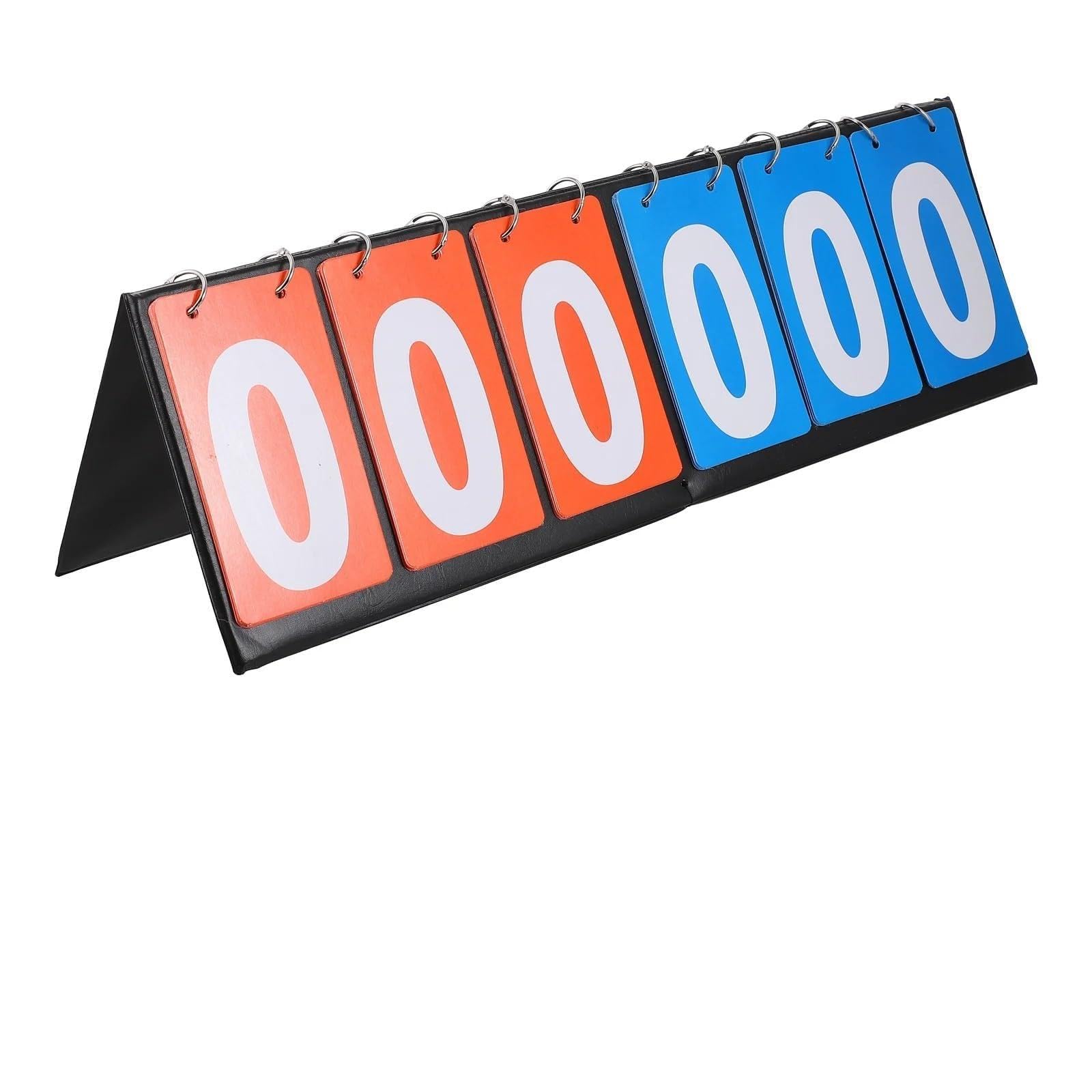Digitale Flip-Anzeigetafel, tragbar, Multi-Sport Tabletop Digit Flip Scoreboard Mehrfarbig