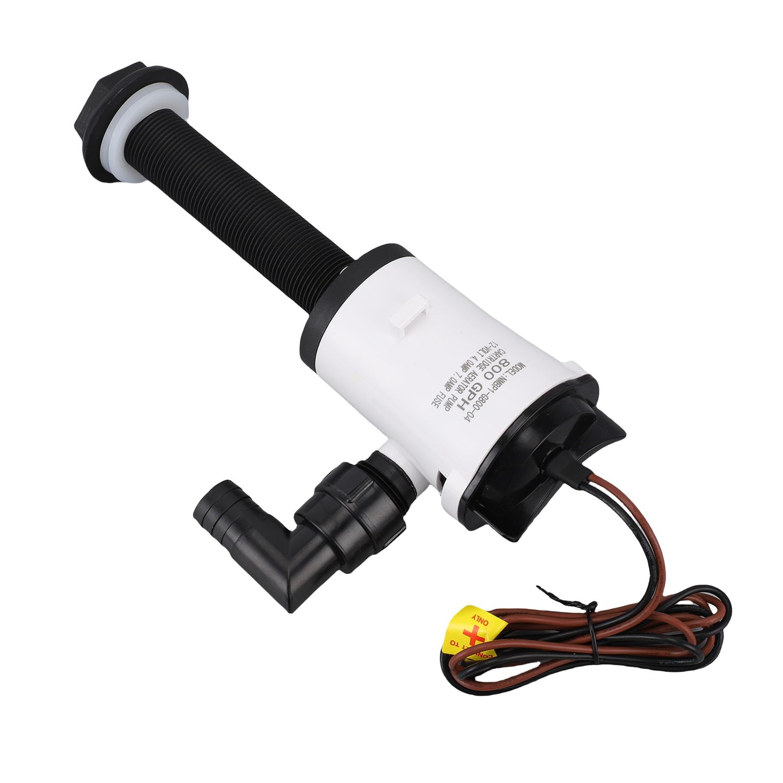 Pompa Napowietrzająca do Zbiornika 800GPH, Trwała Pompa do Wody, 12V ABS,