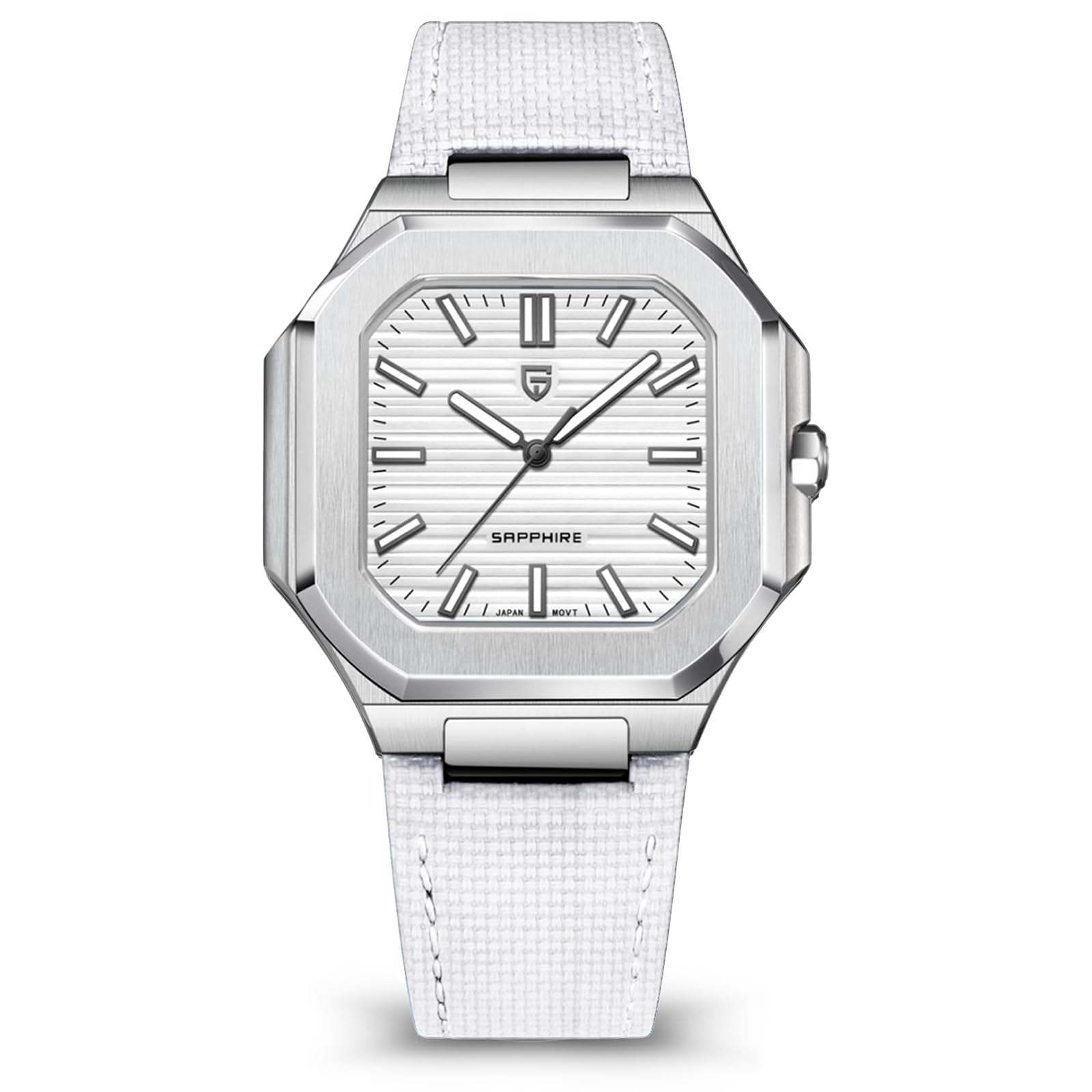 Pagani Design Neue Herren 42mm Quarz Edelstahl Uhr Synthetis