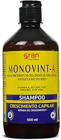 Shampoo Monovin A Fortalecimento e Crescimento Capilar Acelerado 500ml Gran Cosmética