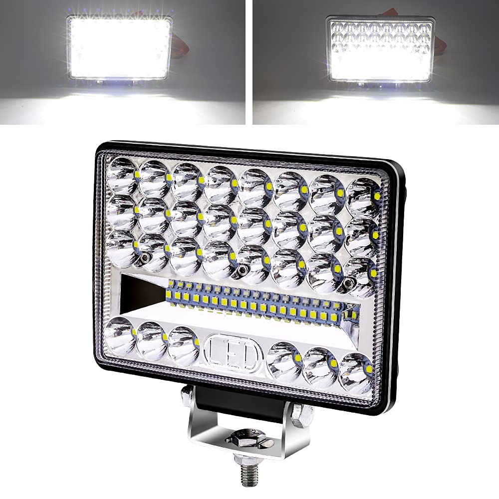 YnGia 1PCS LED Work Light 5 Inch Square LED Driving Work Light