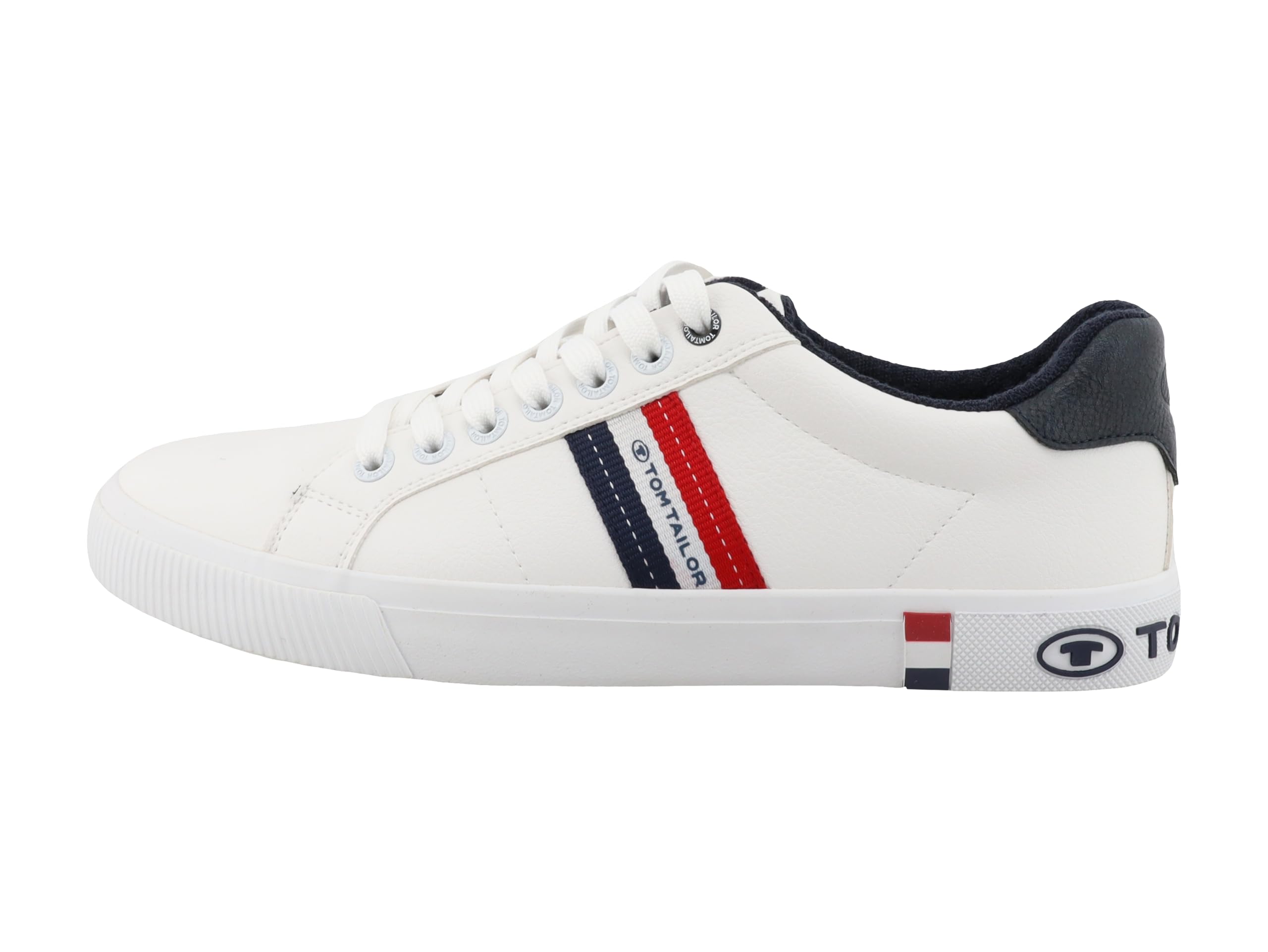 TOM TAILOR Men's 9580180002 Sneaker, White, 9.5 UK