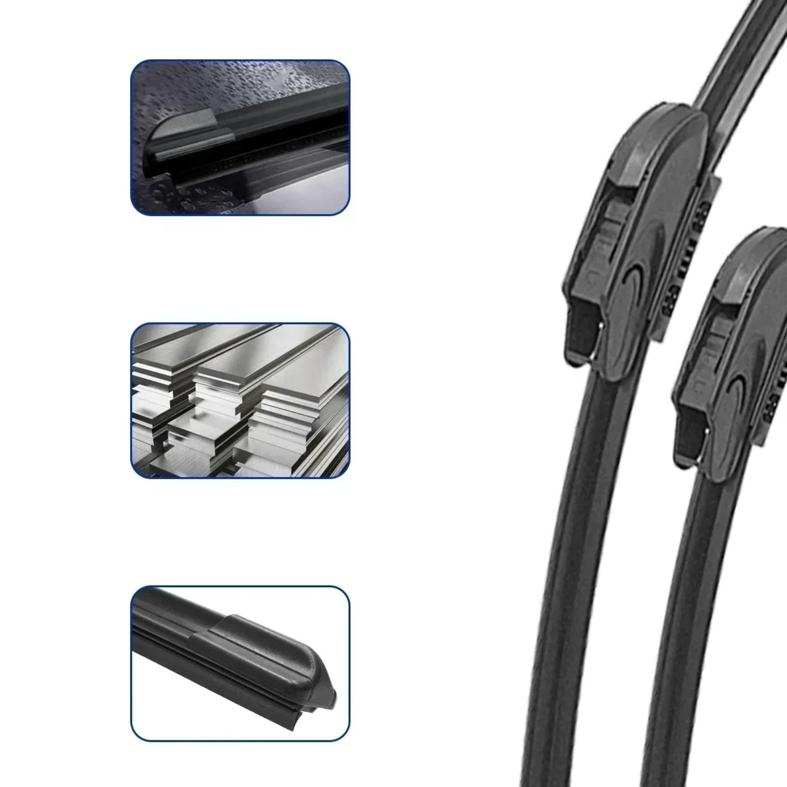 Escobillas Limpiaparabrisas Compatible Con Kia Para Sorento MK3 2015 2016 2017 2018 2019 2020 Ventana Parabrisas Automotriz Limpiaparabrisas Coche(4Front)