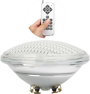 Colorful LED Swimming Pool Light 18 Key Controller 35W 12V 3500LM Embedded Thickened Glass Bulb Underwater Lamp Par56 Light Source for Inground Pool Above Ground Pool Lighting Pond Lights