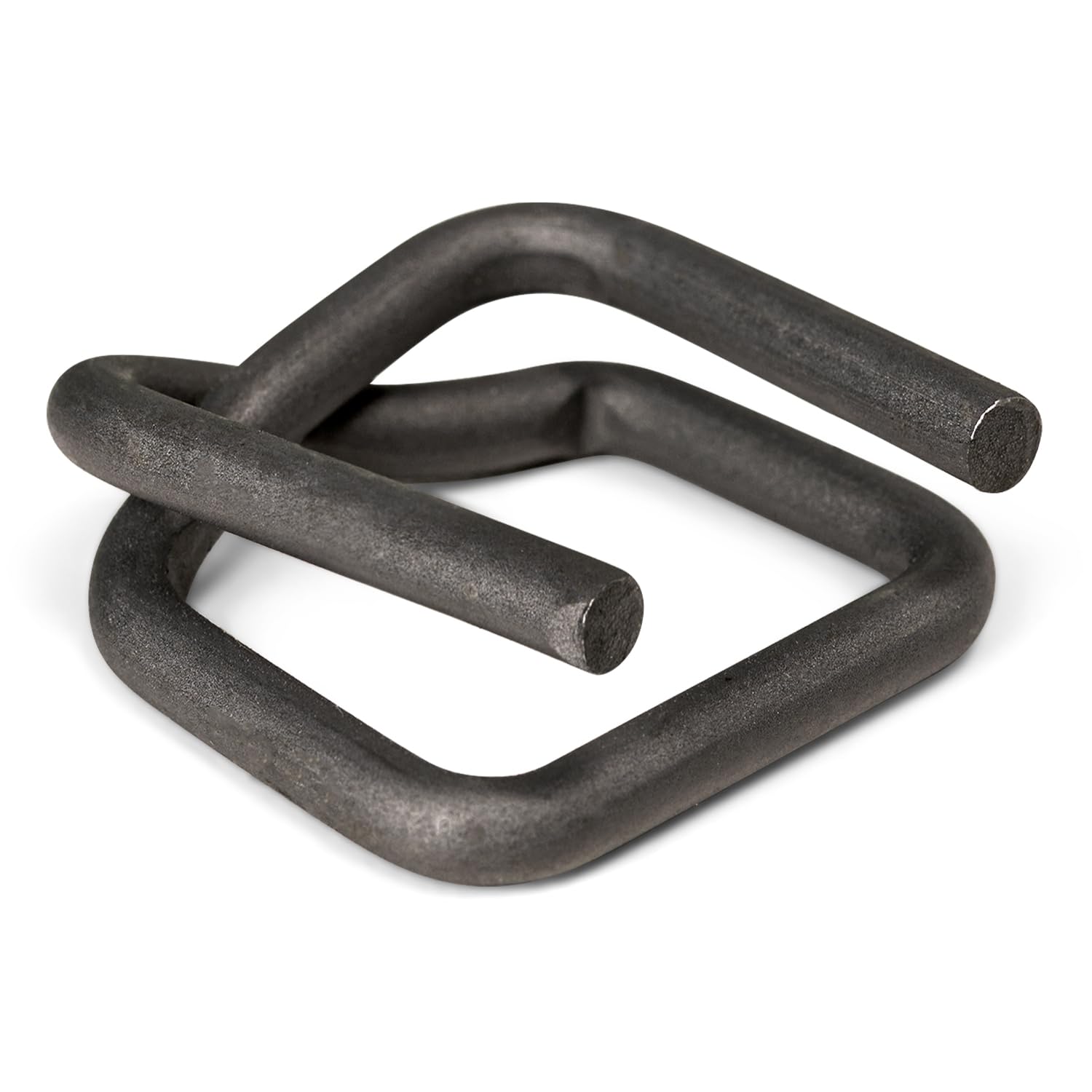 ESK Packaging® 3/4" Strapping Buckle – Reusable Heavy-Duty Self Locking Phosphate Coated Wire Buckles for Cord Strapping, Metal Buckle 1000/Case