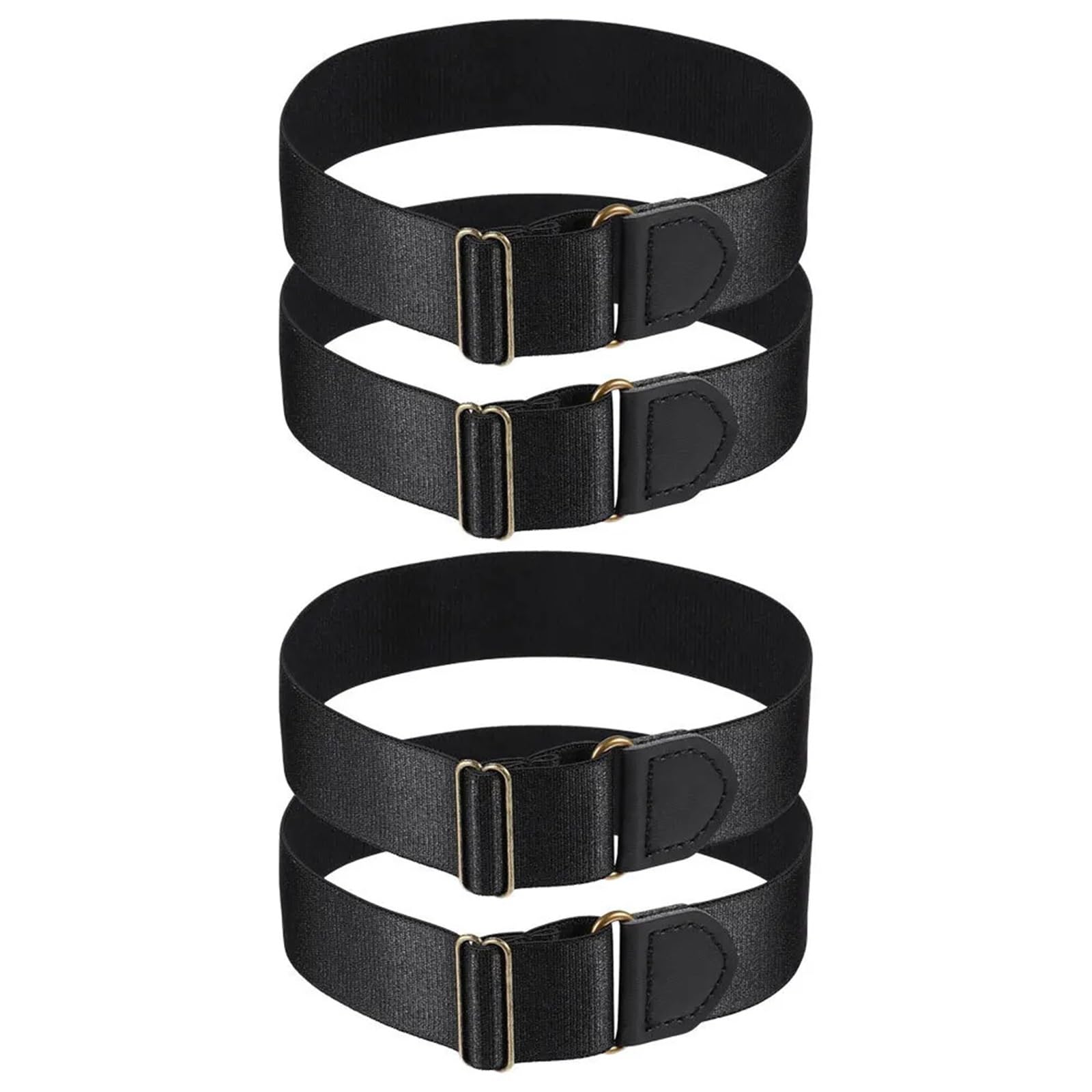 Elástico para coser Ligas de Manga for Mujeres y Hombres 16 Piezas Soportes elásticos Ajustables Brazaletes Antideslizantes for Camisas