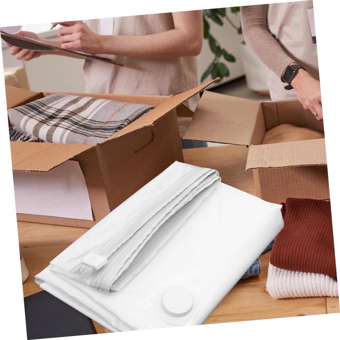 2 Stück Vakuum kompressionsbeutel für Matratzen Extra Dicke Aufbewahrungstaschen für Kleidung und Bettwäsche Wiederverwendbar Platzsparend Geeignet für Umzug und Lagerung