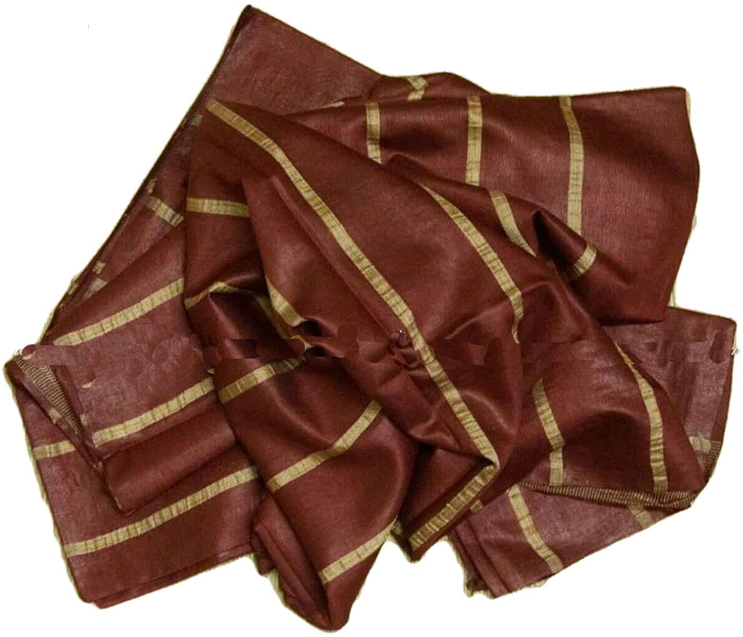 NR Handloom Women's Bhagalpuri Art Silk Saree With Blouse Piece
