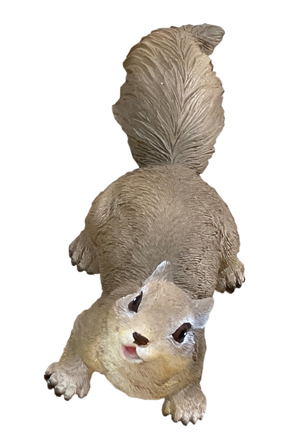 Climbing Red Squirrel Statue Garden Ornament Squirrels Sculpture Resin Fence Wall Hanging Animal Figure Decoration Yard Patio Decorative Celling Tree Decor Accessories Gift (Climbing Red Squirrel)