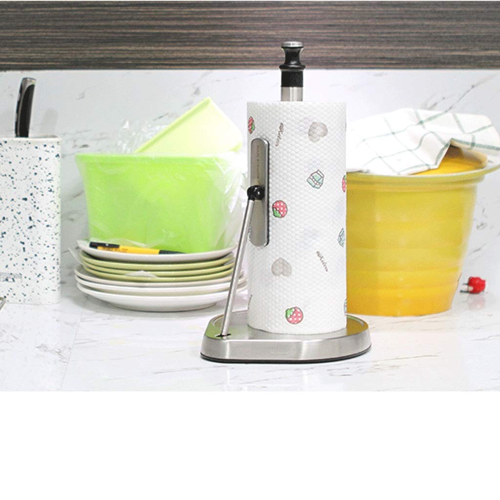 Porta Carta igienica Distributore di Carta Asciugamani in Acciaio Inox Verticale Verticale Distributore di Carta igienica Punch-Free Bagno Cucina Servizi igienica Arresto per Bagno e Cucina