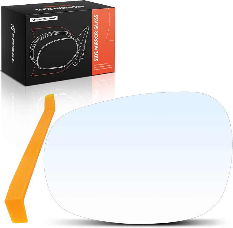 Vidro de espelho retrovisor esquerdo aquecido A-Premium para BMW – 1 unidade