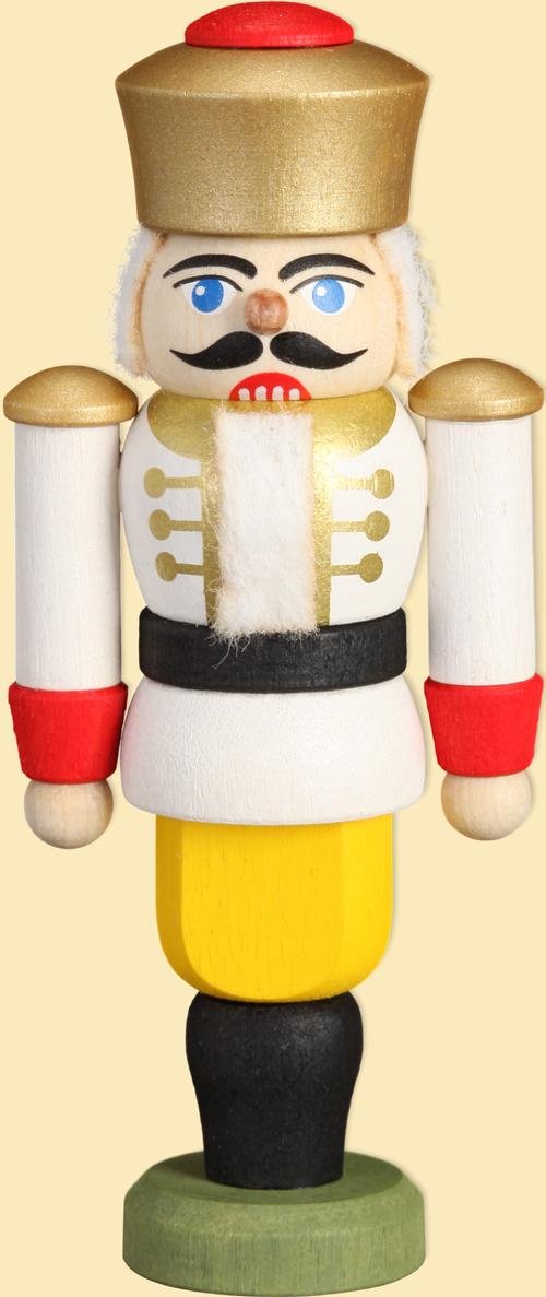 Casse-noix roi Tenture Blanc pour décoration sapin de Noël cocooning