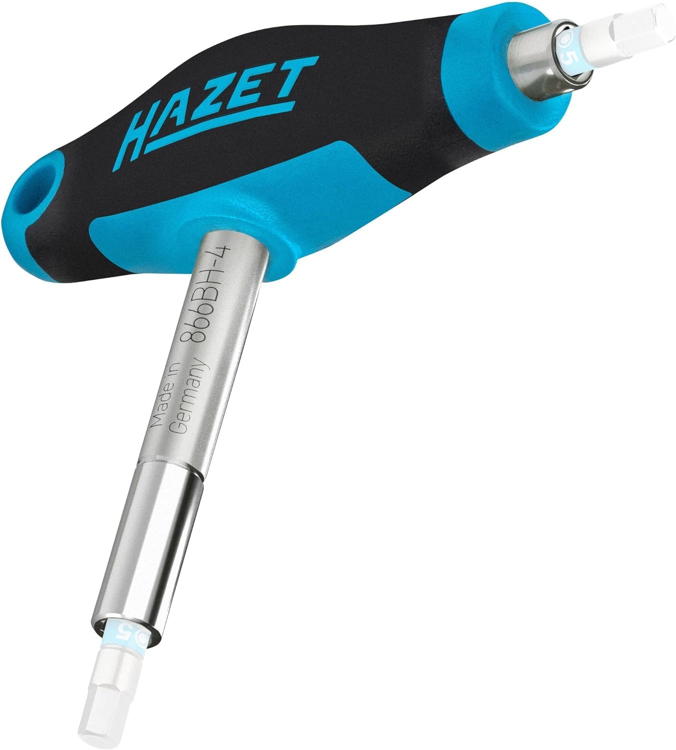 HAZET - Telescopische bithouder 866BH-14 voor het vasthouden van schroevendraaierbits/bits, universeel, antislip, telescopische buis van roestvrij staal, uitgang: 6,3 (1/4 inch) Magnetische kracht