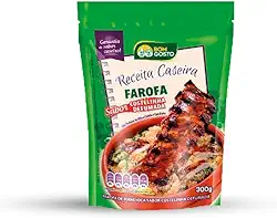 Farofa Pronta Bom Gosto. Receita Caseira 5 PACOTES. (COSTELINHA DEFUMADA)