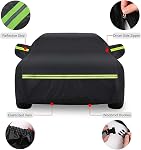 Waterproof Car Cover Replace for 1994-2004 Ford Mustang, 6 Layers All Weather Custom-Fit Mustang Full Car Covers with Zipper Door for Snow Rain Dust Hail Protection (1994-2004)