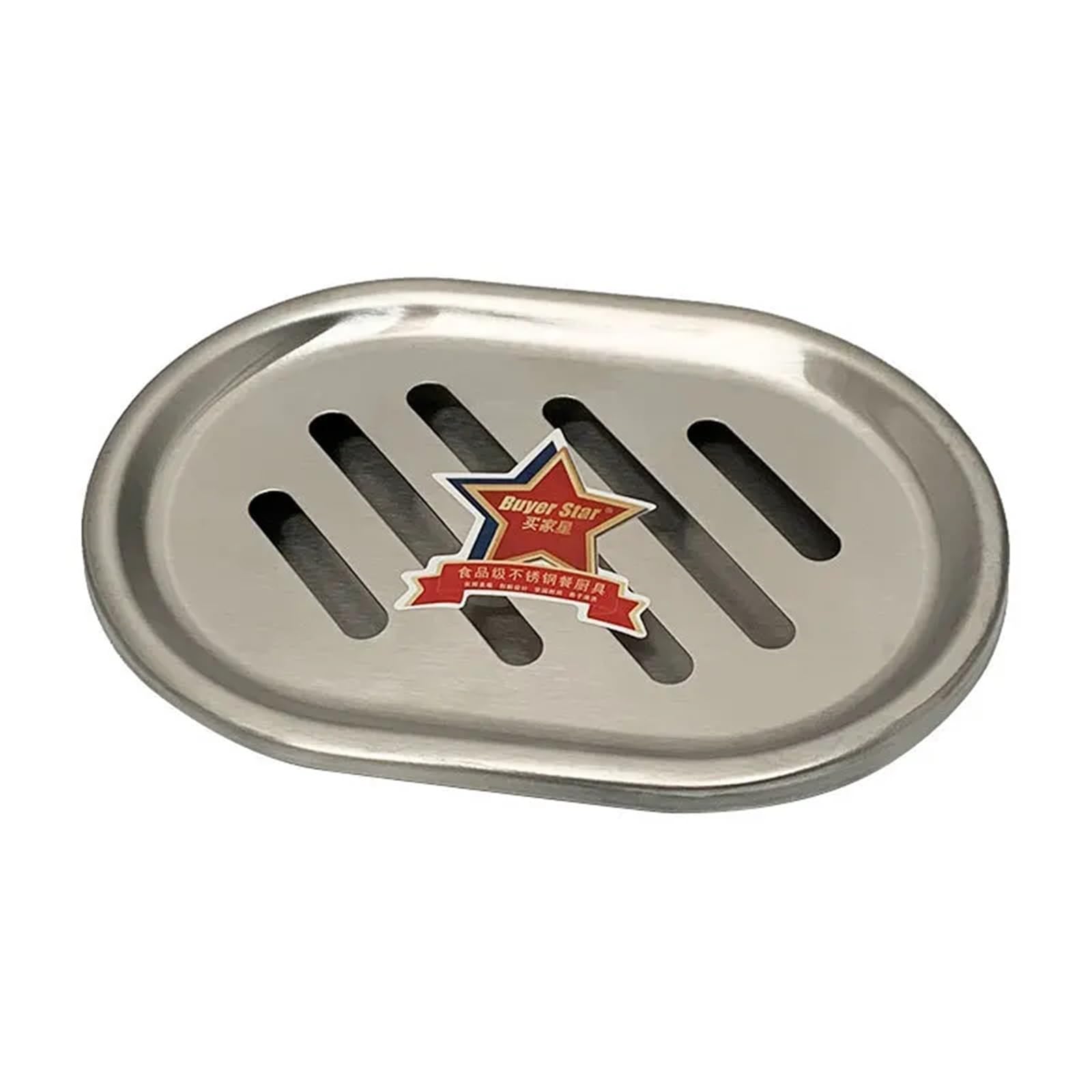 Jabonera Jaboneras drenables de Doble Capa Acero Inoxidable 304(Gold)