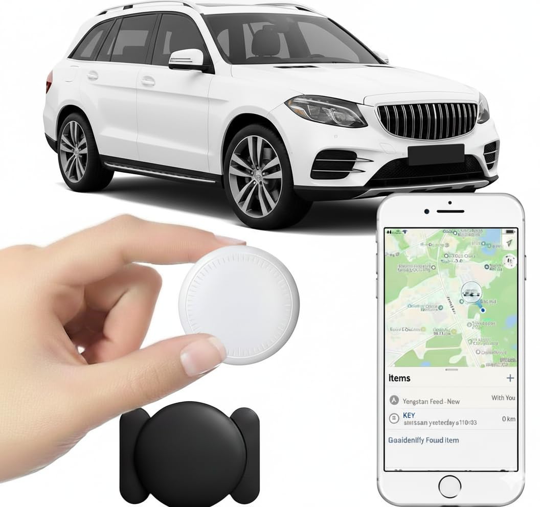 Photo 1 of Vehicle Tracker with Magnetic Mount, Compatible with Apple Find My (iOS Only)