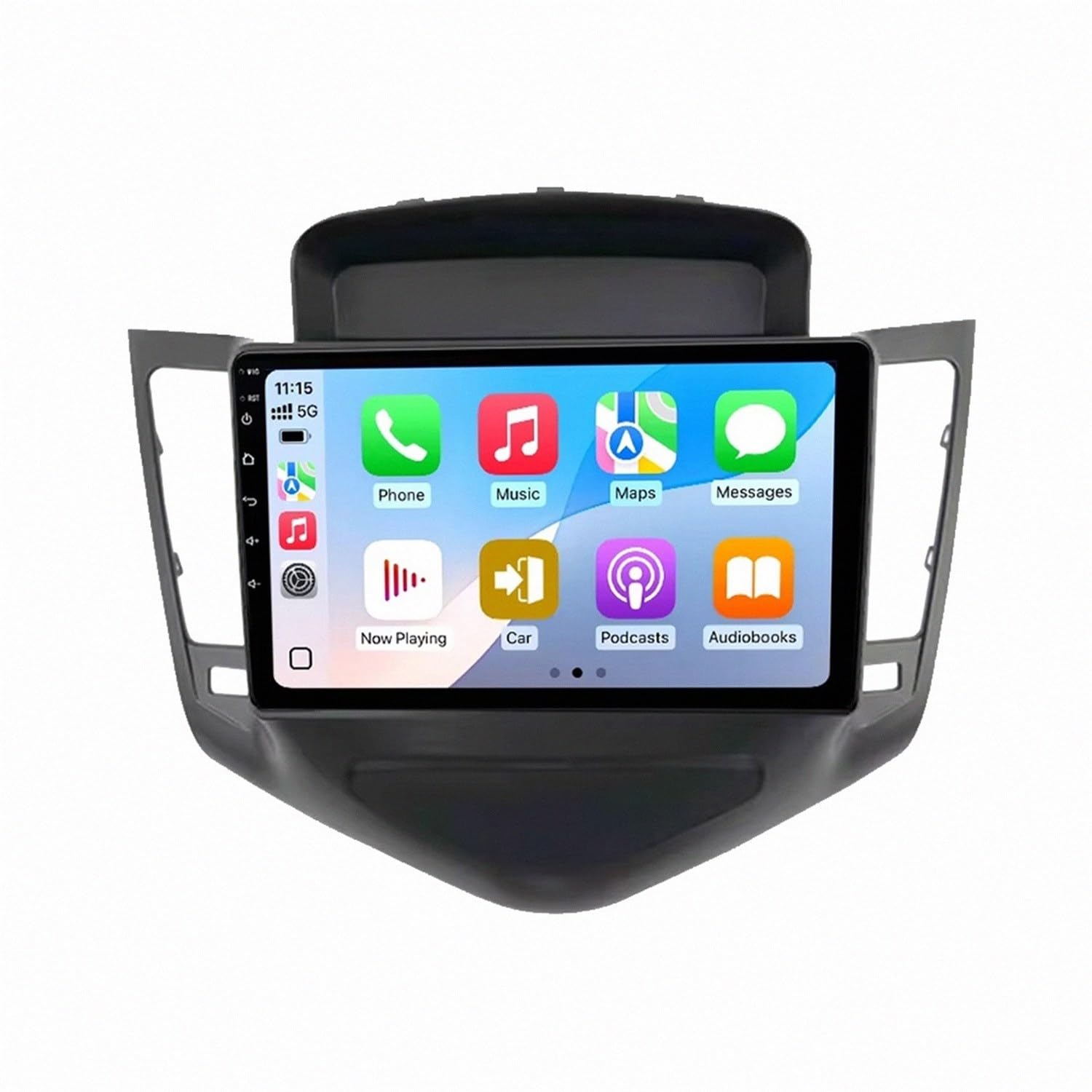 Car Stereo Carplay Radio de Coche para Chevrolet Cruze 2009-2011 Soporta Bluetooth, Control Volante, USB, WiFi, 4G, Mirror-Link, GPS Navegador/Radio FM, 4 Nuclear 4G+64G