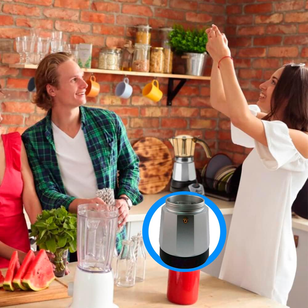 ANAKEL HOME Recambio Caldera Cafetera Italiana Moka Alicia compatible con De'Longhi Alicia EMK9 | Para 9 Tazas | Recambio original