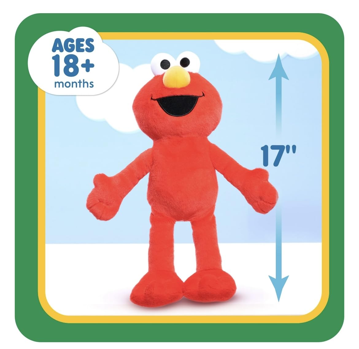 Just Play Elmo Pluszowy czerwony 43,2 cm