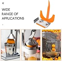 Vista 5 de 1 juego de herramienta de pelado compacta para exprimidor de naranja, accesorio de repuesto para uso comercial, restaurantes y cafeterías, operación