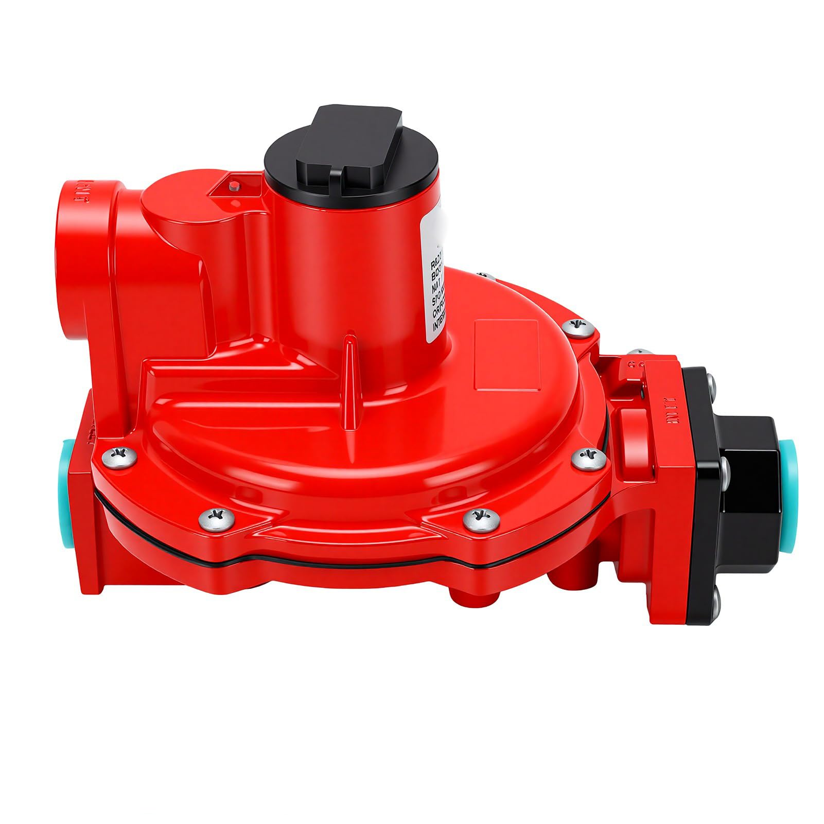 Regulador de Presión Gas Natural Ajustable 4-6 PSI 3/4 Pulgadas NPT Salida Entrada Válvula Gas Primera Etapa, Regulador de Propano para Residencial Comercial Industrial