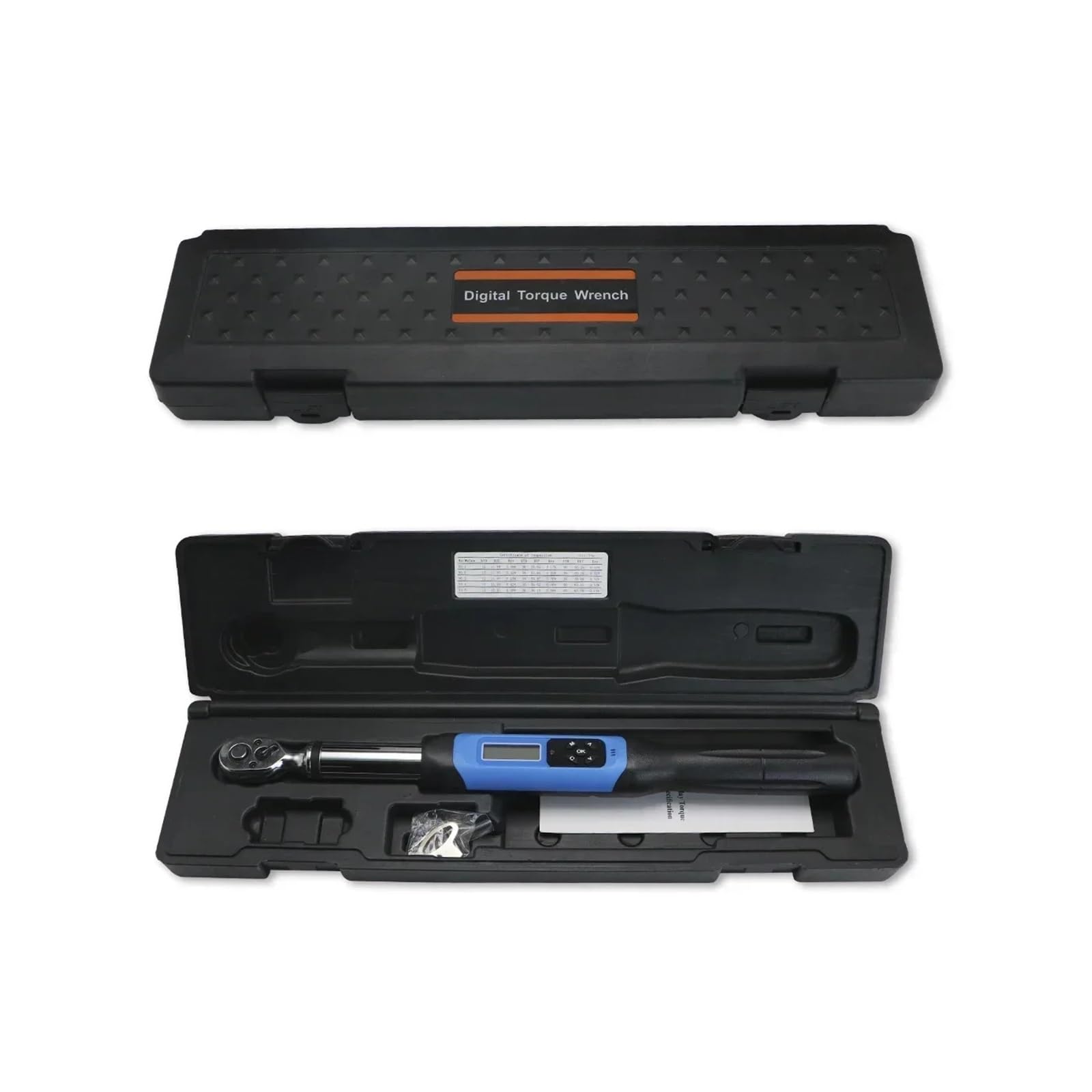 Klucz Dynamometryczny 1/2 ''elektroniczny klucz dynamometryczny dwustronna dwukierunkowa głowica grzechotkowa regulowany cyfrowy AWJ4(AWJ4-0200)