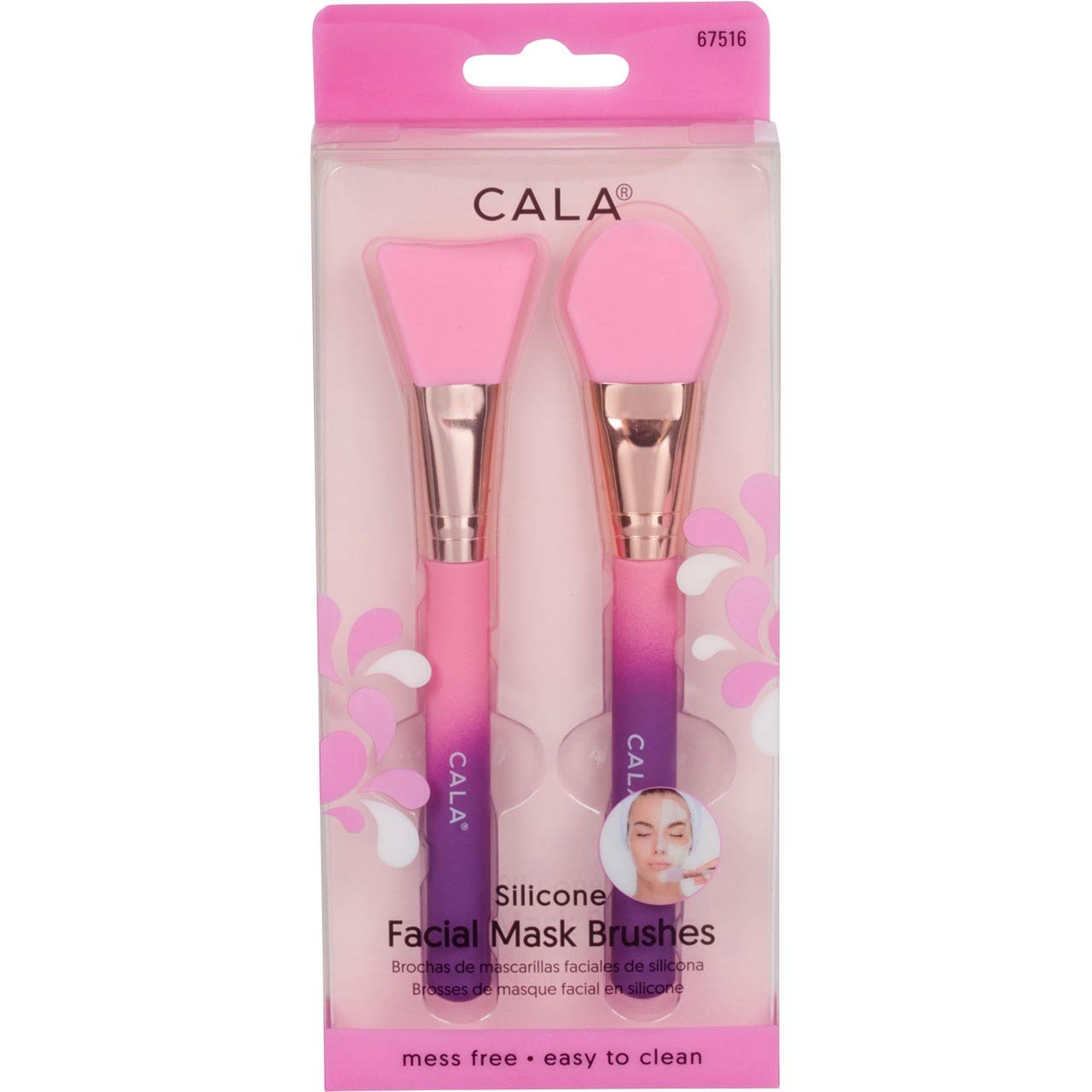 CalaSilicone Facial Mask Brushes