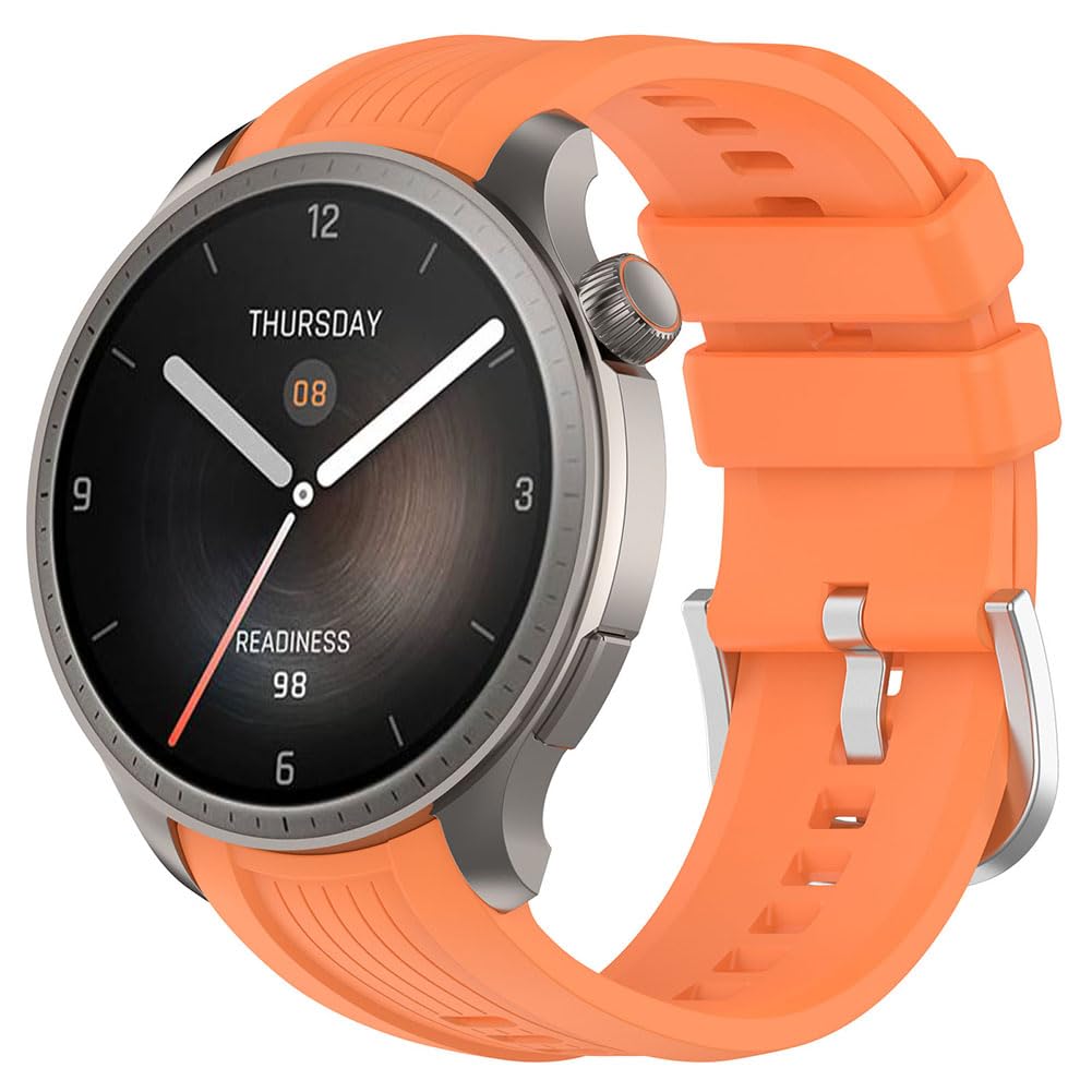 Silicona Suave Quick-Fit Deportiva Impermeable Recambio Pulsera Correa para Amazfit Balance（A2286）, Compatible con Amazfit Balance
