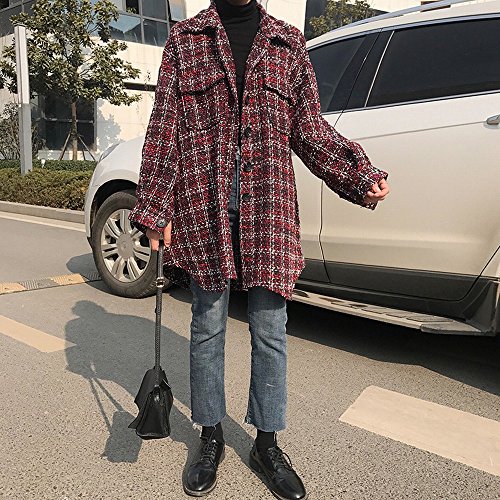 Manteau lâche d'automne en version long paragraphe pour vos balades urbaines et sorties