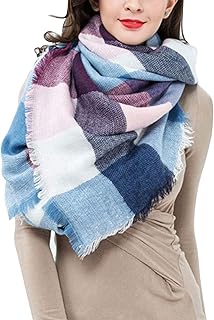 Sponsored You’re seeing this ad based on the product’s relevance to your search query.Learn more about this advertisement Lantch women’s scarf, chequered, oversized, square, blanket scarf, autumn/winter scarf, tartan, stripes, plaid pattern, fringe, poncho, XXL