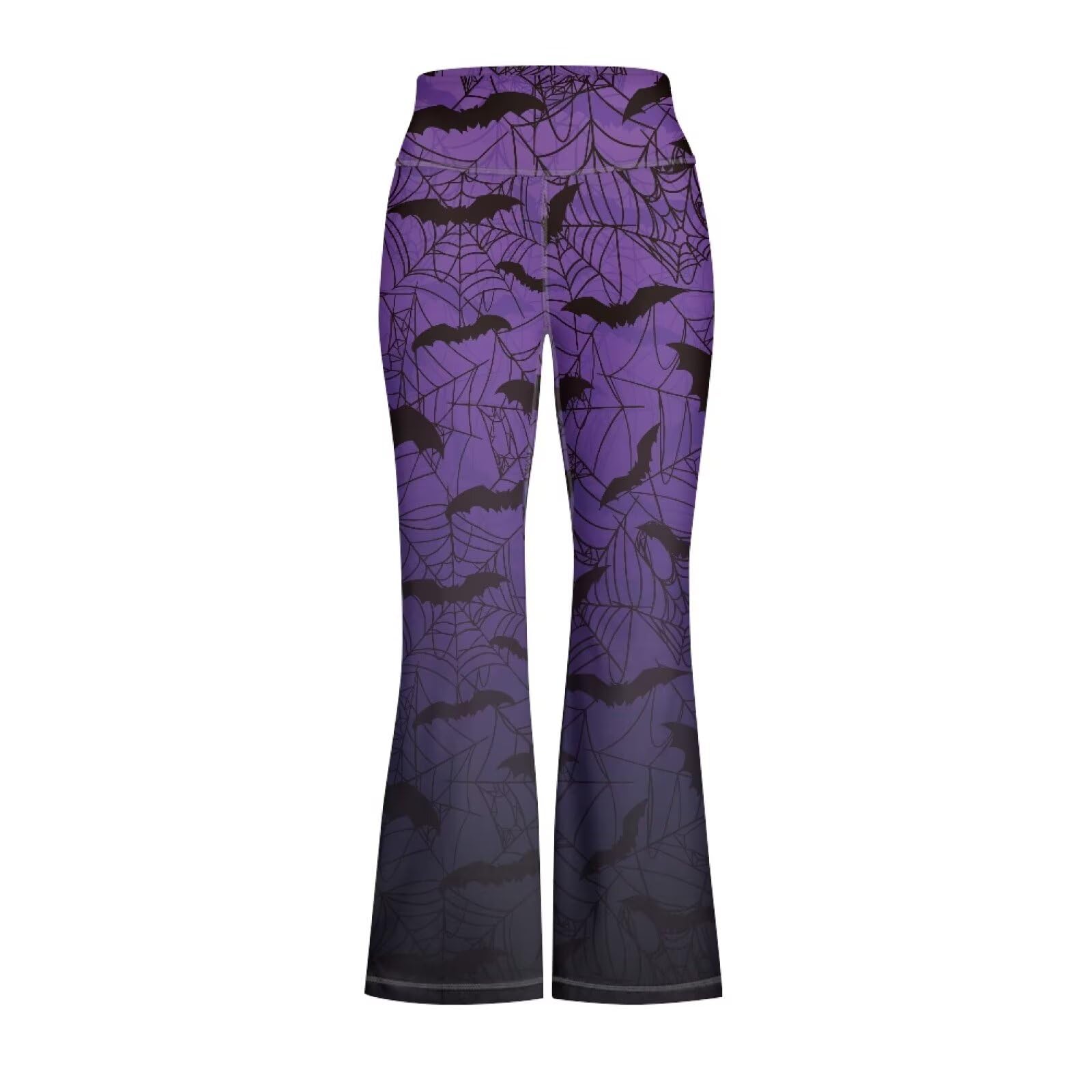 YEXIATODO Halloween Leggings for Girls Purple Bat Leggings Size 5-6 Yoga Pants for Teen Girls Workout Active Dance Tights Sweatpants Enjoy The Pleasure of Sports with Ease