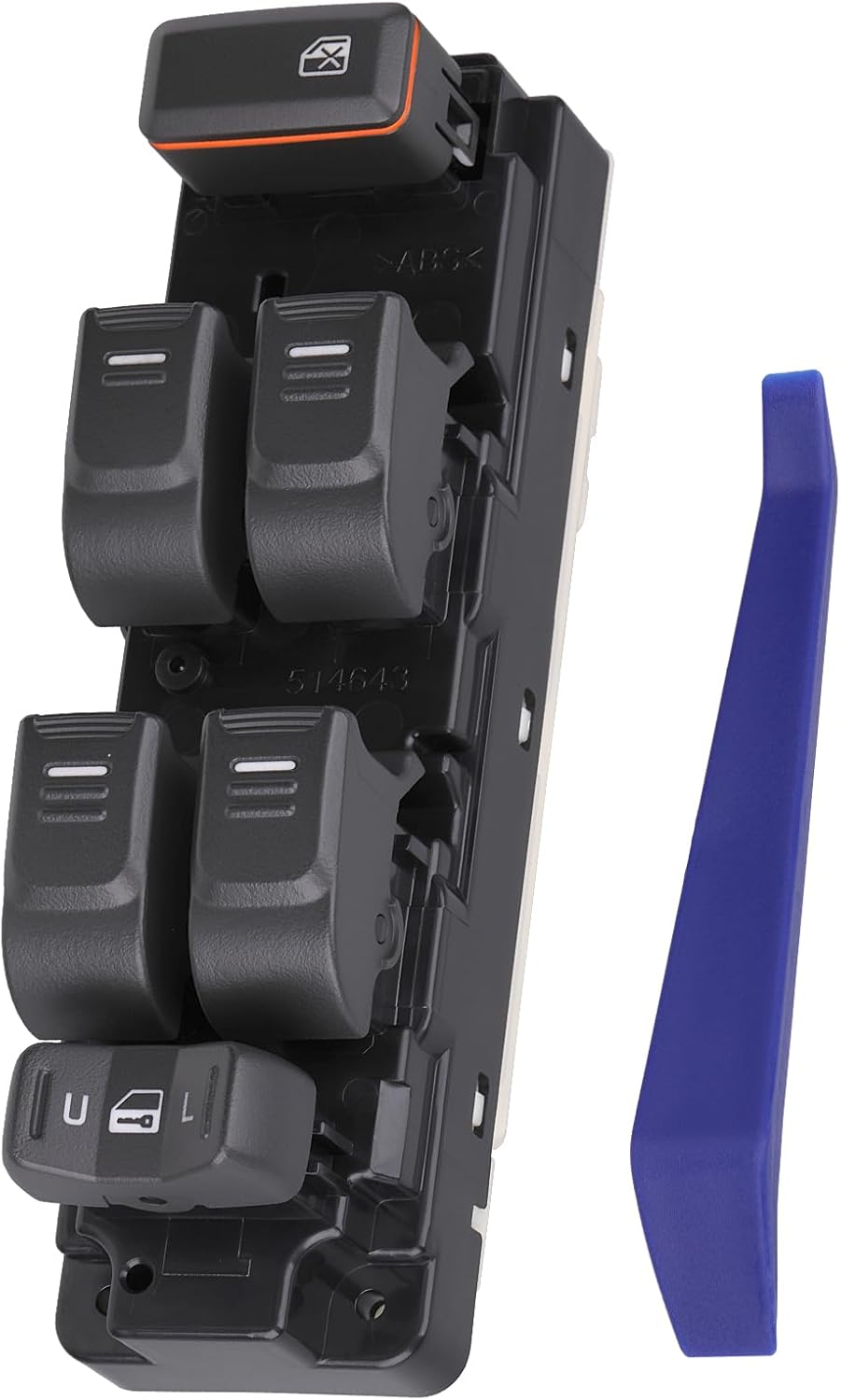 Vurkcy Master Power Window Switch Front Left Driver Side Fit for 2008-2012 Chevy Colorado/ 2004-2012 GMC Canyon/ 2008-2010 Hummer H3, Replaces OE 25779767