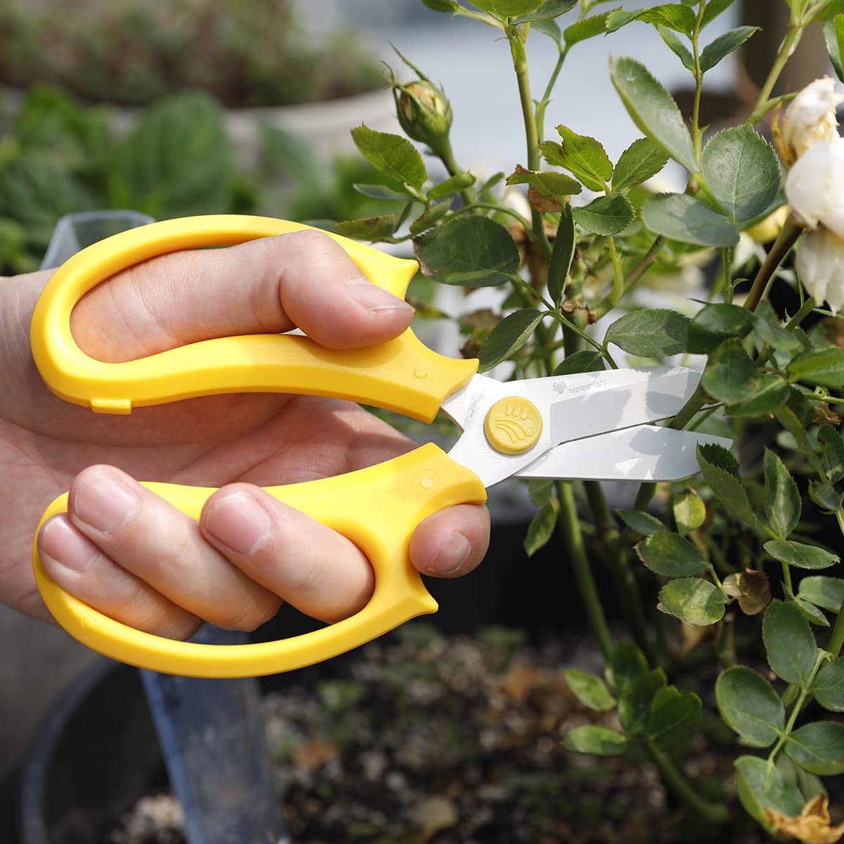 Amazon | WORTH GARDEN カラー剪定鋏 園芸はさみ 刃部フッ素樹脂加工