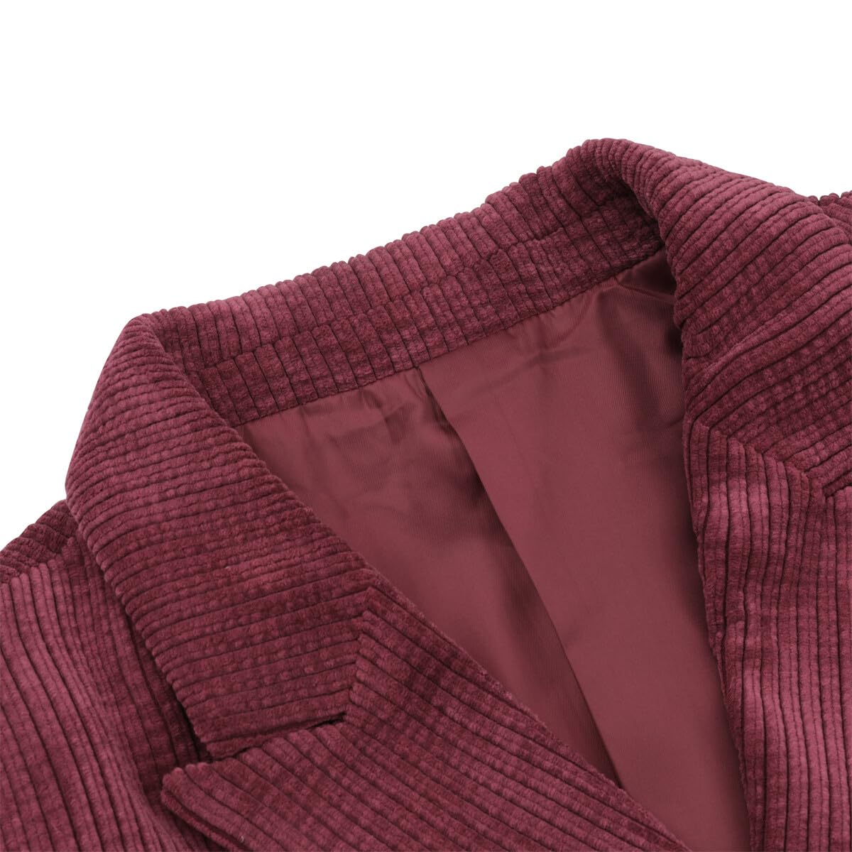 YFFUSHI Hosenanzüge für Damen Cord Slim Elegant Taillierter Business Blazer Hose Outfit für Office Anzug Set