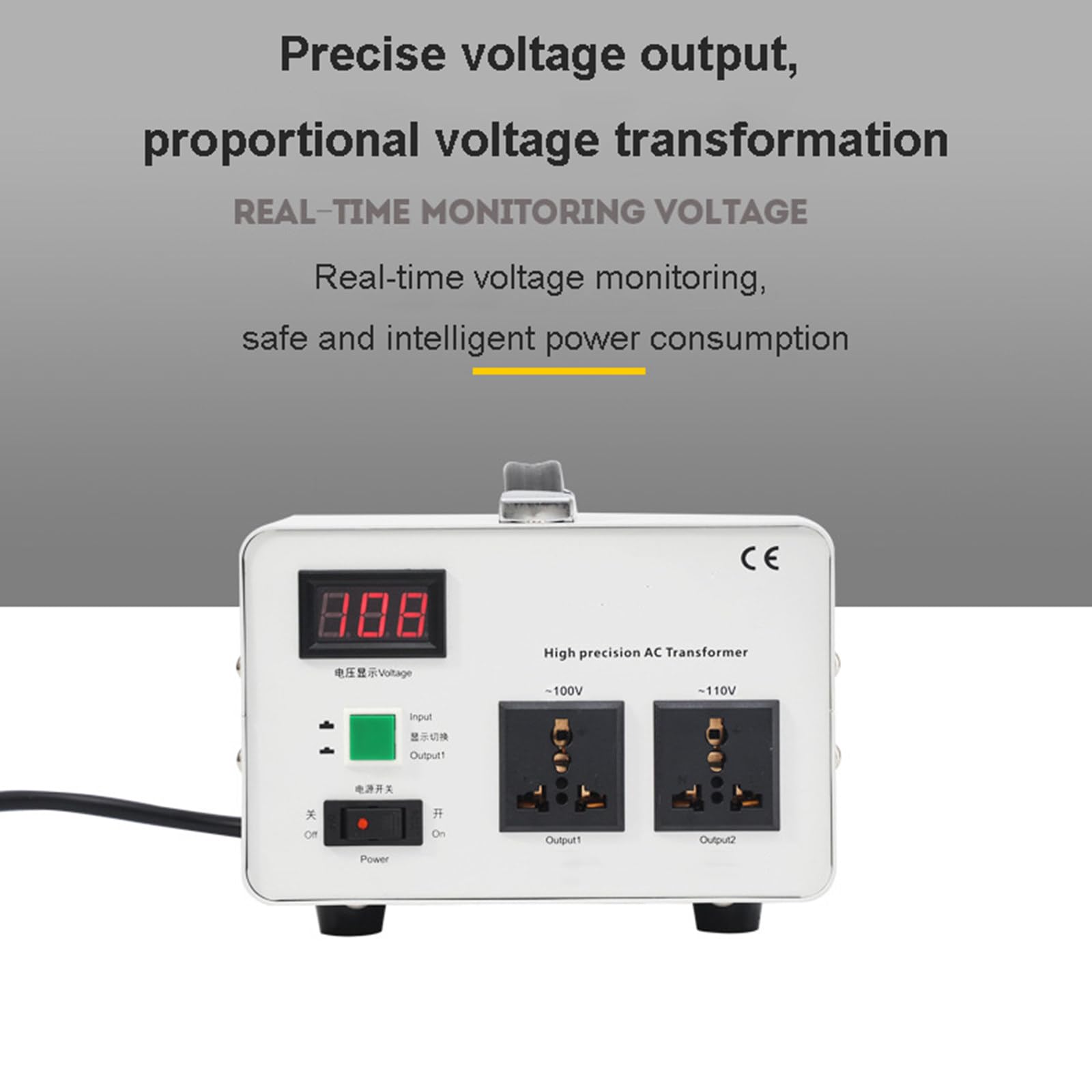 Przetwornica napięcia 500-3000 W, transformator podwyższający/obniżający napięcie - przetwornica napięcia 110 V do 220 V / 220 V do 110 V z uniwersalnym gniazdem AC,500W-110V-to-220V