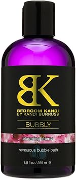 Bedroom Kandi 8.5 fl oz. Bubbly - Bubble Bath with Cherry Blossom Scent | Natural Botanical Ingredients | Moisturizing Bubble Bath by Kandi Burruss | Paraben-Free | Made in the USA