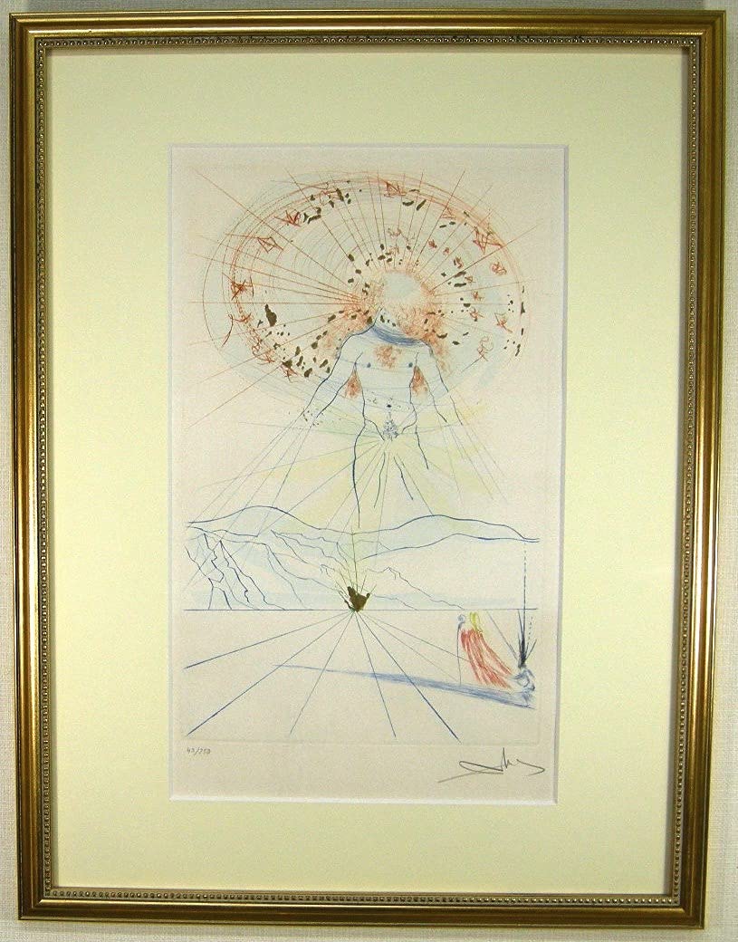 サルバドール・ダリ【至上の愛ーソロモンの歌より】銅版画、他 ピエロの愛 (1920) by サルバドール・ダリ (1904-1989) 一見