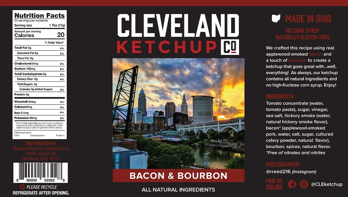 Cleveland Ketchup - Bacon & Bourbon (Bacon & Bourbon 2 pack)