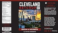 Vista 2 de Cleveland Ketchup - 4 Tasty Varieties - Classic, Bacon & Bourbon, Garlic Dill, Ghost Pepper (Variety 4 pack)