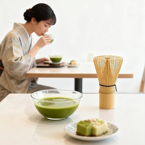 Miniatura 7 de Batidor Matcha Batidor de bambú tradicional Chasen Wisk para ceremonia de té japonesa