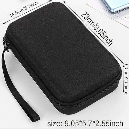 Miniatura 2 de Organizador electrónico duro Estuche de viaje Accesorios electrónicos Bolsa organizadora Bolsa de doble capa Caja a prueba de golpes para MacBook