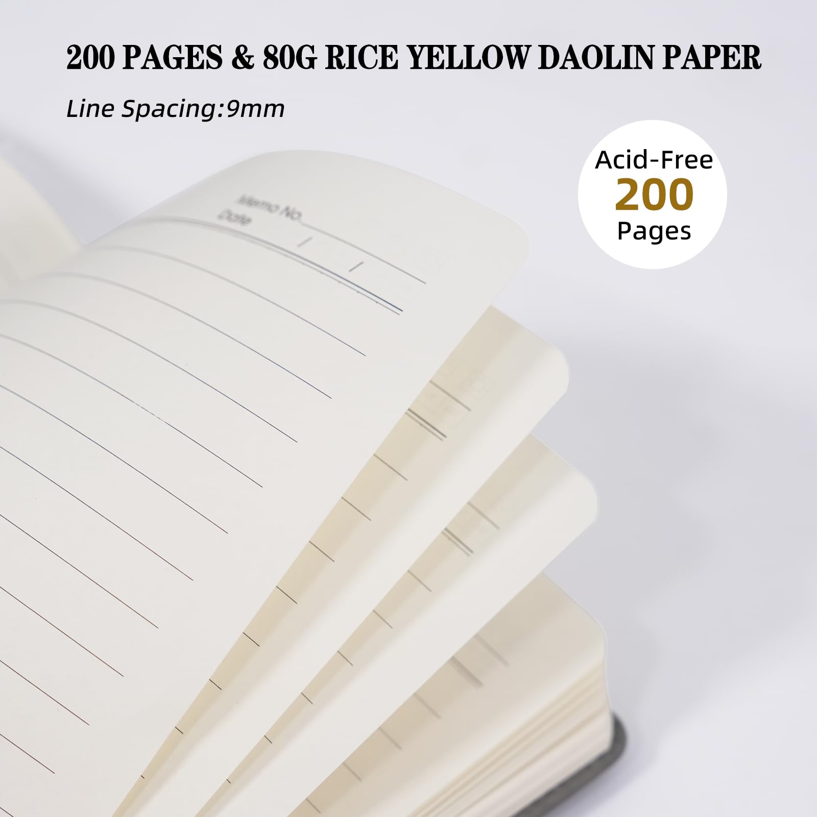 Quaderno con righe di 200 pagine, quaderni per donne e uomini per prendere appunti e scrivere, formato A5 5,9 '' x 8,5 '', formato B5 6,9 '' x 9,9 '', grigio.