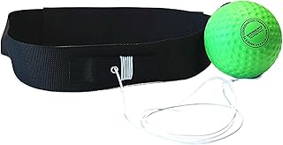 Boxing Reflex Ball, Reflex Ball on String with Headband, Boxing Gear Hand Eye Coordination Training Reflex Punching Ball for Fitness
