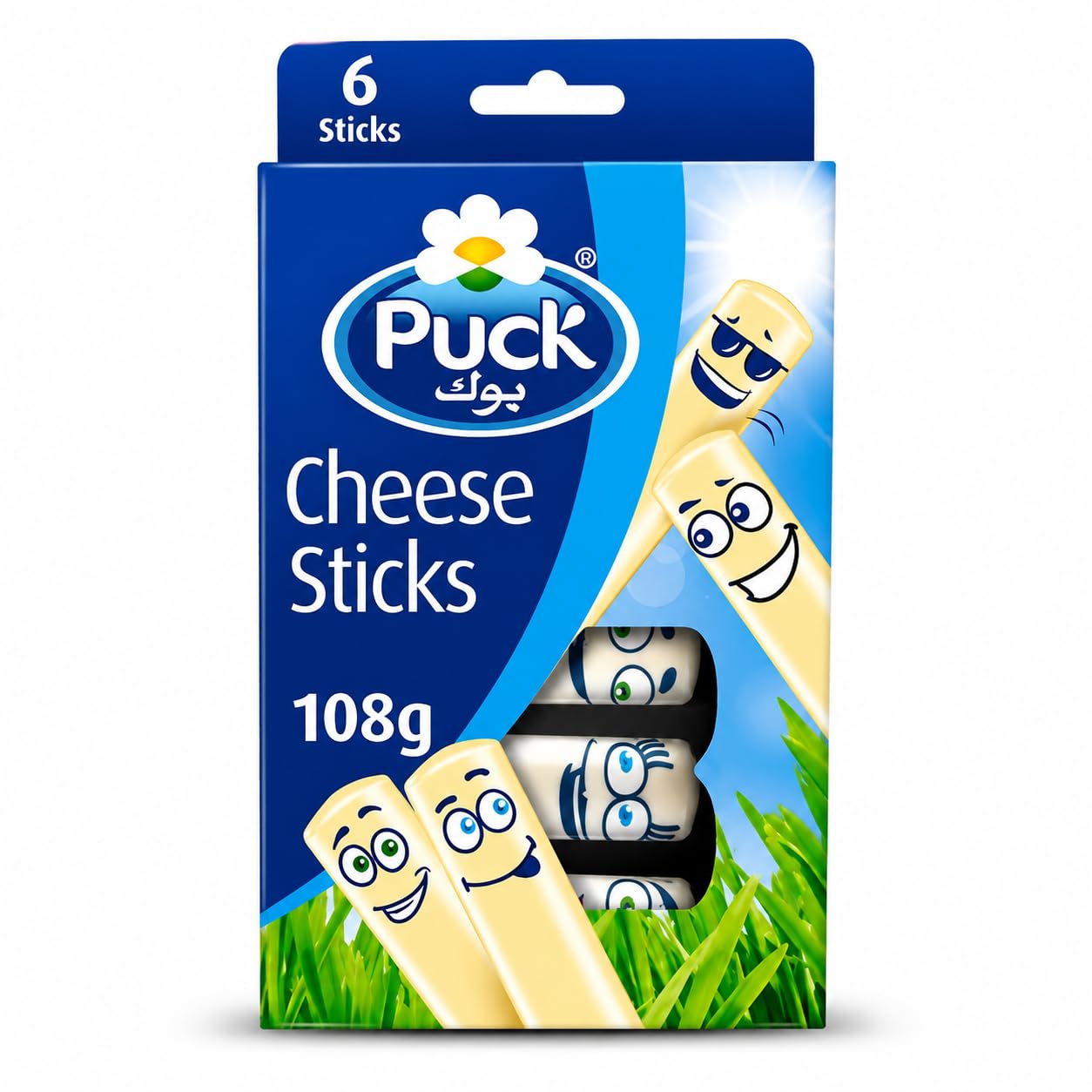 Puck Cheese Sticks for Kids Creamy Ready to Eat Snack Pack 6 Sticks 108g (Imported) From Biteza-picture-12
