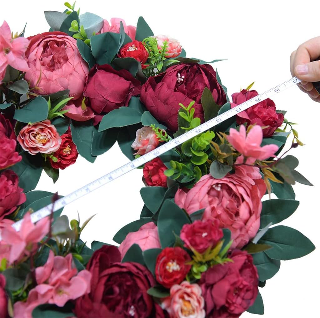 Wall Decoration Pendant Bedroom Rose Door Pendant Decoration Wedding Rattan Woven Simulation Garland